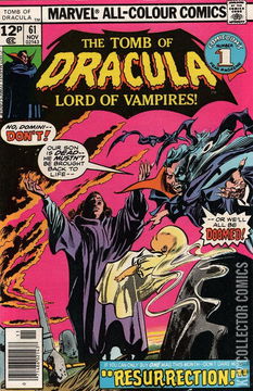 Variant Cover for Tomb of Dracula #61