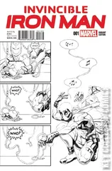 Variant Cover for Invincible Iron Man #1
