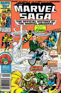 Variant Cover for Marvel Saga: The Official History of the Marvel Universe #10