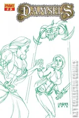 Variant Cover for Damsels #8