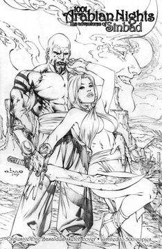 Variant Cover for 1001 Arabian Nights: The Adventures of Sinbad #1