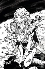 Variant Cover for Red Sonja: The Superpowers #1
