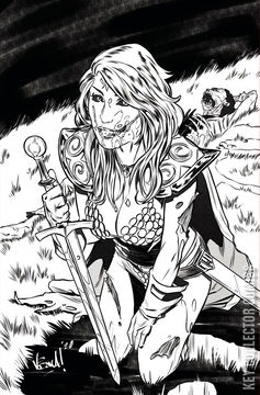 Variant Cover for Red Sonja: The Superpowers #1