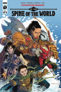 Variant Cover for Dungeons & Dragons: At the Spine of the World #1