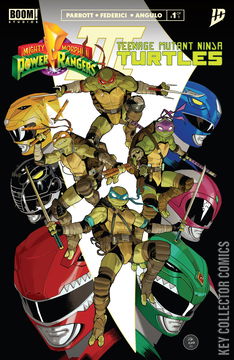 Variant Cover for Mighty Morphin Power Rangers / Teenage Mutant Ninja Turtles #1