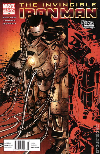 Invincible Iron Man #24 Published May 2010 | Key Colle