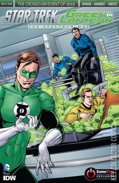 Variant Cover for Star Trek / Green Lantern: The Spectrum War #1