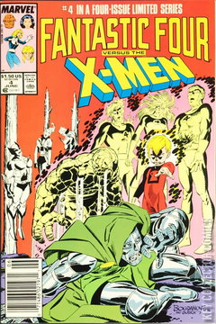 Variant Cover for Fantastic Four vs. X-Men #4