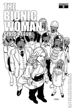 Variant Cover for The Bionic Woman: Season Four #3