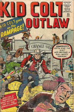 Variant Cover for Kid Colt Outlaw #95