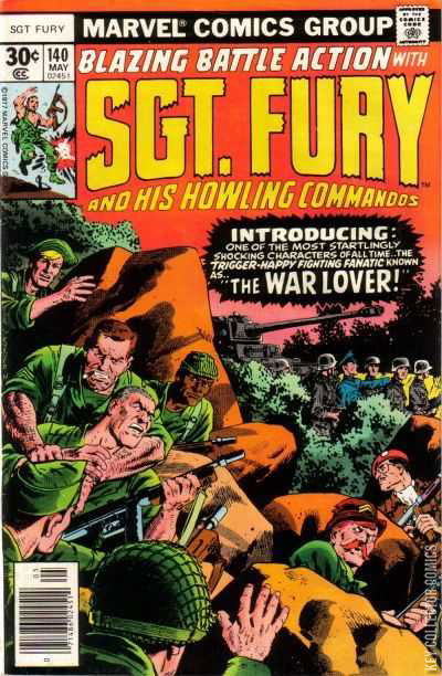 Cover art for Sgt. Fury and His Howling Commandos #140