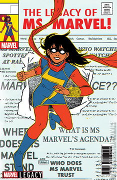 Variant Cover for Ms. Marvel #25