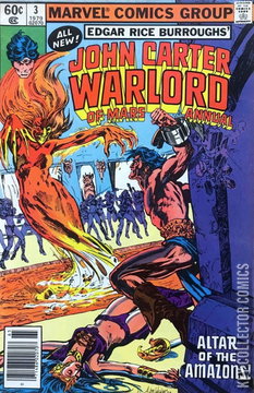 Variant Cover for John Carter, Warlord of Mars Annual #3