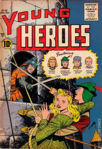 Cover art for Young Heroes #36