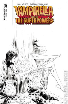 Variant Cover for Vampirella vs. Superpowers #5