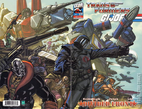 Variant Cover for Transformers / G.I. Joe: Divided Front #1
