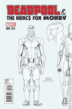 Variant Cover for Deadpool and the Mercs for Money #4