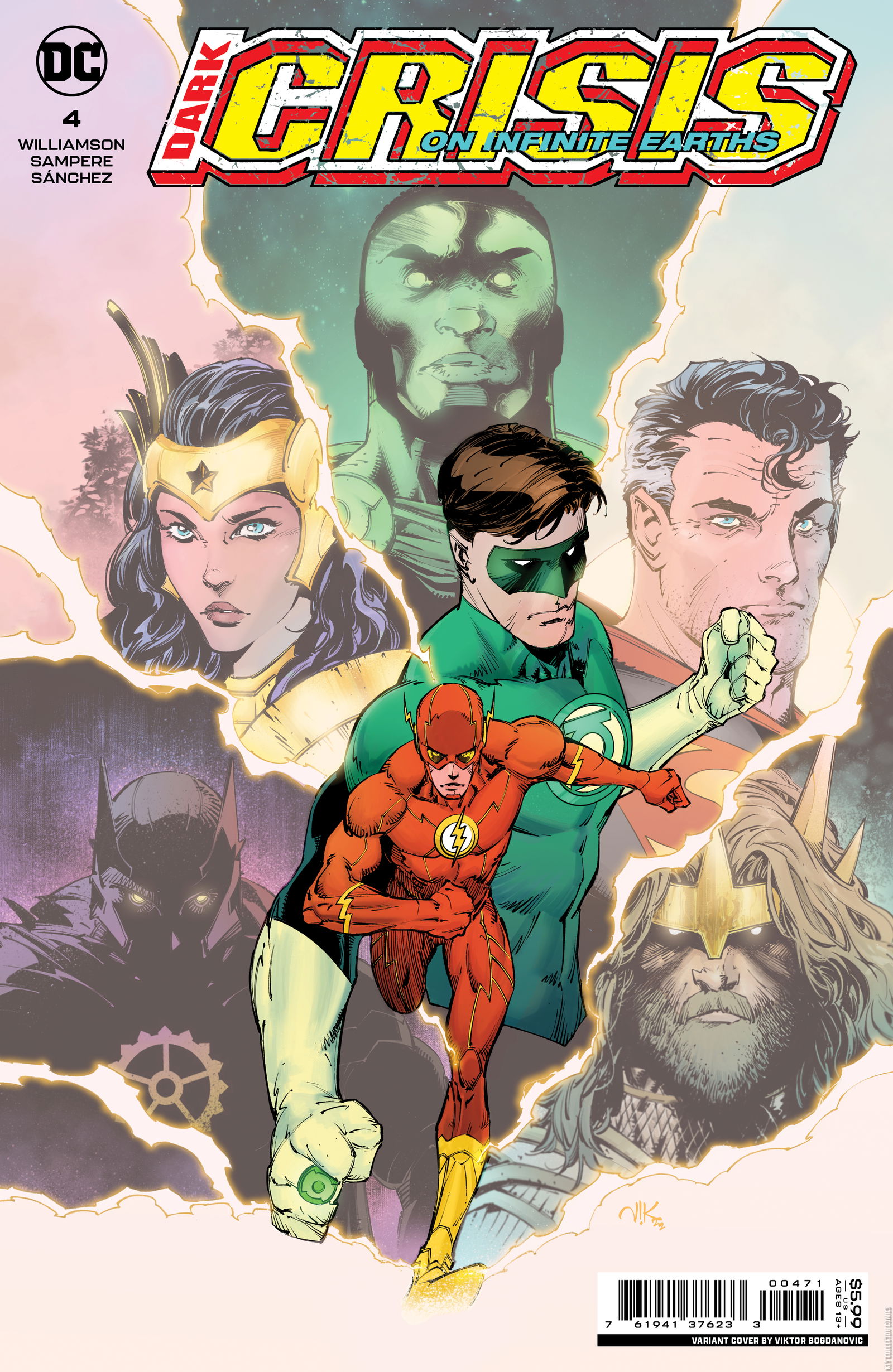 Variant Cover for Dark Crisis On Infinite Earths #4