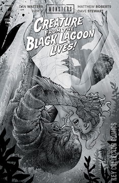 Variant Cover for Universal Monsters: The Creature From the Black Lagoon Lives #2