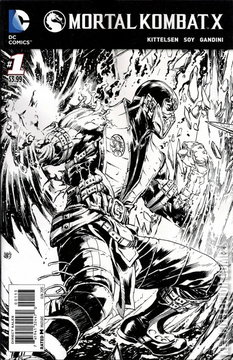 Variant Cover for Mortal Kombat X #1