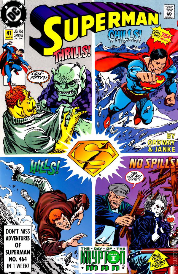 Superman #41 Published March 1990 | Key Collector Comics