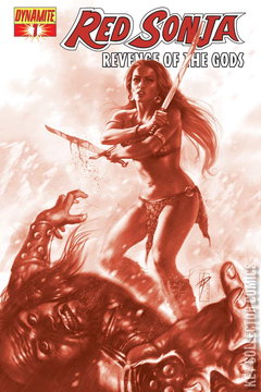 Variant Cover for Red Sonja: Revenge of the Gods #1