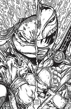 Variant Cover for Mighty Morphin Power Rangers / Teenage Mutant Ninja Turtles #3