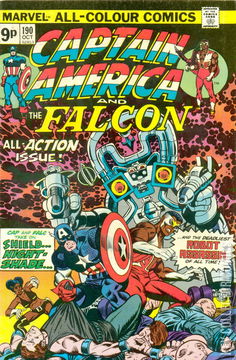 Variant Cover for Captain America #190