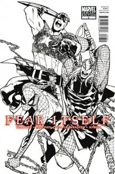 Variant Cover for Fear Itself #6