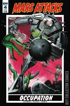 Variant Cover for Mars Attacks: Occupation #4