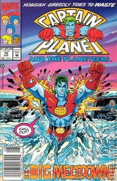 Variant Cover for Captain Planet and the Planeteers #10