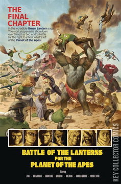 Variant Cover for Planet of the Apes / Green Lantern #5