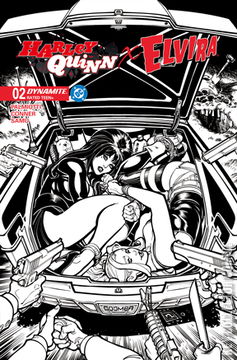 Variant Cover for Harley Quinn x Elvira #2