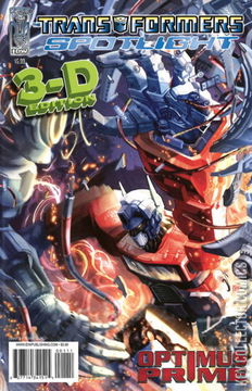 Variant Cover for Transformers Spotlight: Optimus Prime #1