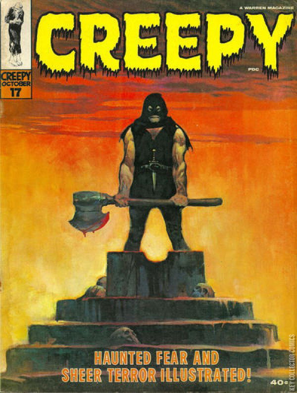 EERIE magazine NO.3 nov dec 1969 France版 Eerie Warren Monster Magazine #3 Dec 1969 Necromancer Cover
