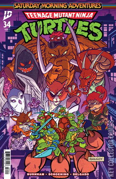 Variant Cover for Teenage Mutant Ninja Turtles: Saturday Morning Adventures #34