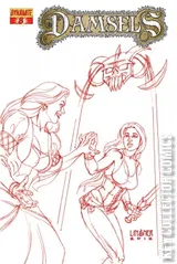 Variant Cover for Damsels #8