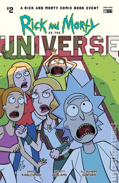 Variant Cover for Rick and Morty vs. the Universe #2