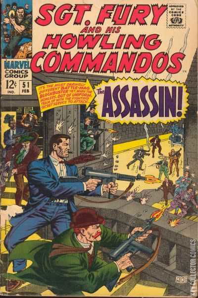 Cover art for Sgt. Fury and His Howling Commandos #51
