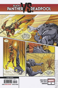 Variant Cover for Black Panther vs. Deadpool #1