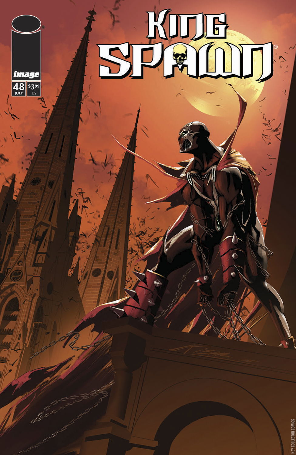 Cover art for King Spawn #48