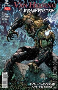 Variant Cover for Van Helsing vs. Frankenstein #4