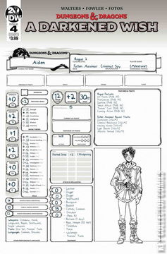 Variant Cover for Dungeons & Dragons: A Darkened Wish #4