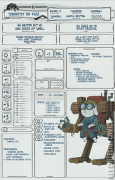 Variant Cover for Rick and Morty vs. Dungeons & Dragons #3
