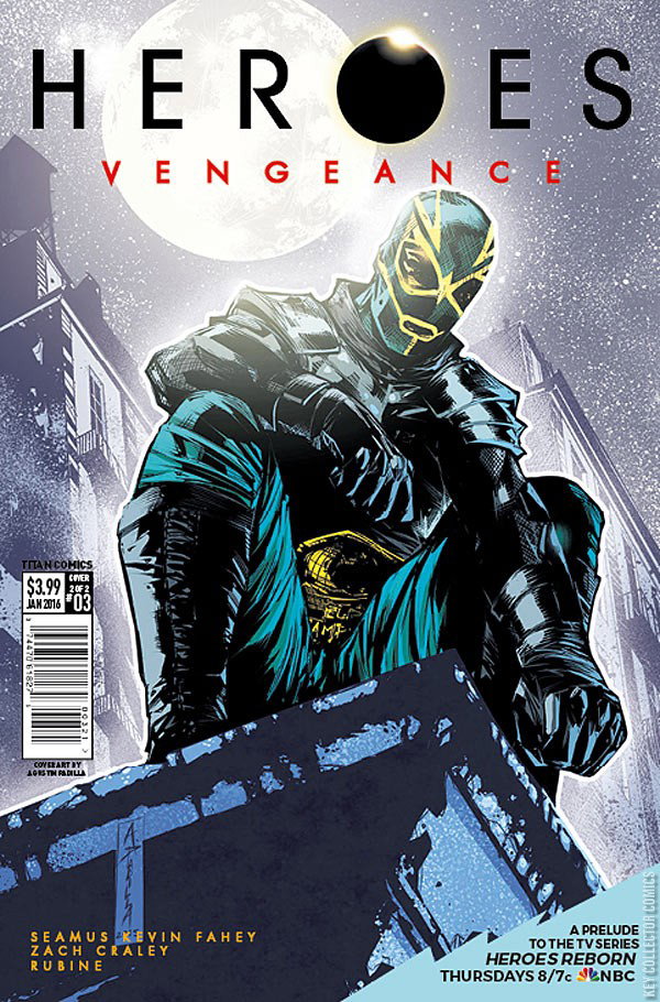 Heroes: Vengeance #3 Published December 2015 | Key Col