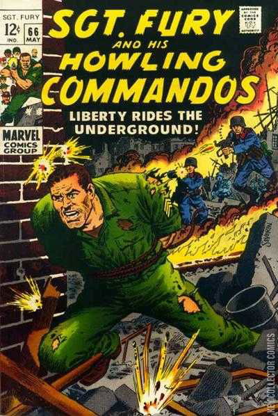 Cover art for Sgt. Fury and His Howling Commandos #66