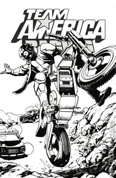 Variant Cover for Team America: Racing Full Throttle #1