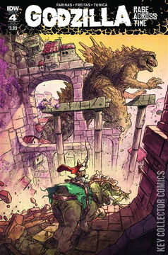 Variant Cover for Godzilla: Rage Across Time #4