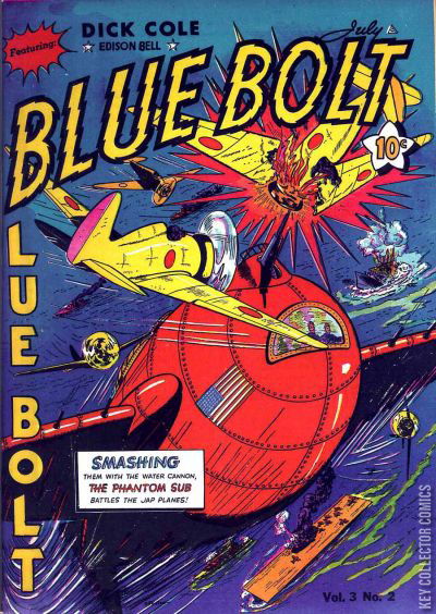 Cover art for Blue Bolt #2