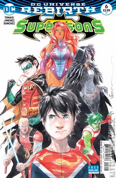 Variant Cover for Super Sons #6